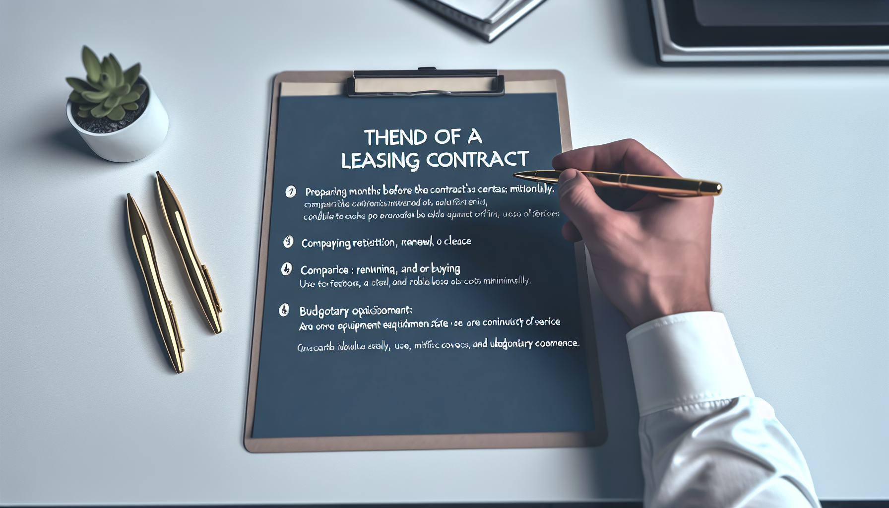Fin de contrat leasing B2B : les points à vérifier avant de renouveler, restituer ou acheter